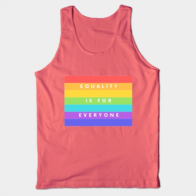 equality Tank Top by Malleka